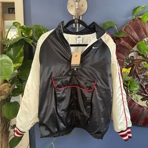 Nike Black and White Pullover Jacket